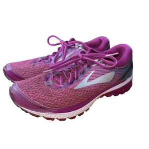 Brooks Ghost 10 Running Shoes in Purple and Silver – Sz US 11